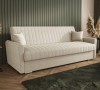 Sofa rozkładana 3-osobowa Bona boucle jasnobeżowy – sofa z funkcją spania