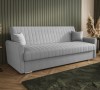Sofa rozkładana 3-osobowa Bona boucle jasnoszary – sofa z funkcją spania