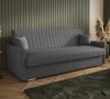 Sofa rozkładana 3-osobowa Bona boucle ciemnoszary – sofa z funkcją spania