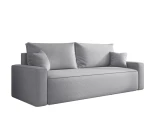 Sofa rozkładana Rome 3 - osobowa z pojemnikiem, boucle jasnoszary