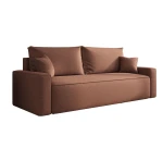 Sofa rozkładana Rome 3 - osobowa z pojemnikiem, plecionka miedziana