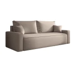 Sofa rozkładana Rome 3 - osobowa z pojemnikiem, plecionka ciemnobeżowa