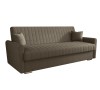 Sofa rozkładana 3-osobowa Bona boucle ciemnobeżowy – sofa z funkcją spania