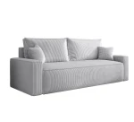 Sofa rozkładana Rome 3 - osobowa z pojemnikiem, sztruks szary