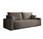 Sofa rozkładana Rome 3 - osobowa z pojemnikiem, welur brązowy