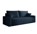 Sofa rozkładana Rome 3 - osobowa z pojemnikiem, welur granatowy