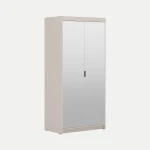 Szafa z lustrem 90 cm Essa 2D – beż piaskowy