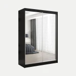 Szafa Debra 150 cm | czarny mat