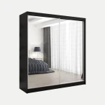 Szafa Debra 200 cm | czarny mat