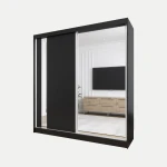 Szafa Grace 200 cm | czarny mat