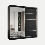 Szafa Marco 200 cm | czarny mat