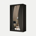 Szafa Foks 120 cm | czarny mat