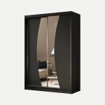 Szafa Foks 150 cm | czarny mat
