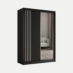 Szafa Nalia 150 cm | czarny mat