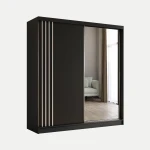Szafa Nalia 200 cm | czarny mat